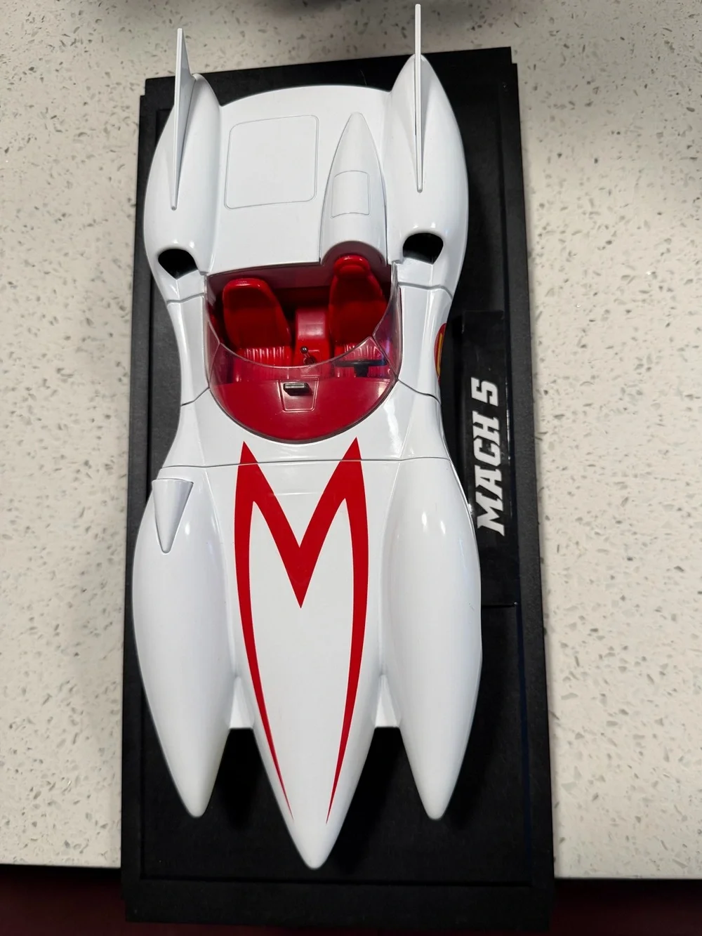 2008 Jada Toys Speed Racer Mach 5 1:18 Diecast Model Car #91879 White
